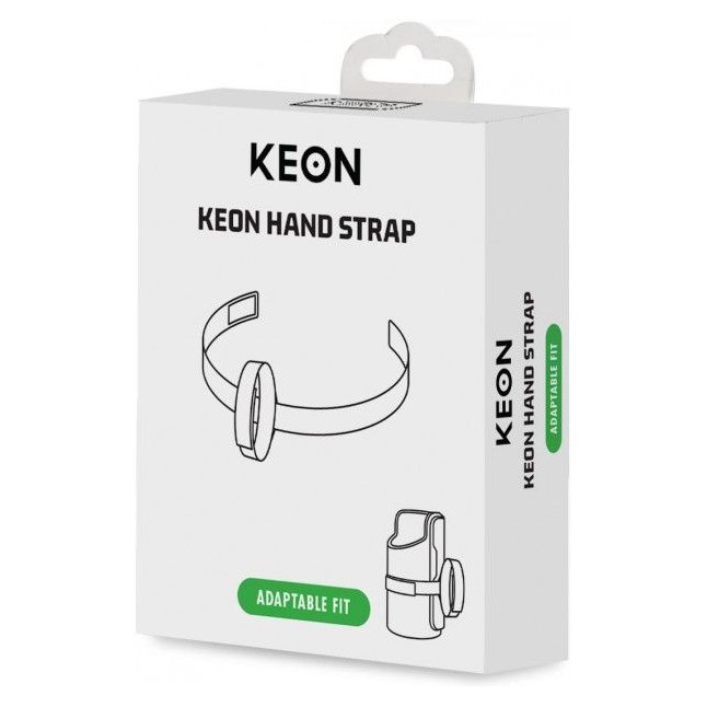 Черный ремешок для рук Keon Hand Strap. Фотография 4.