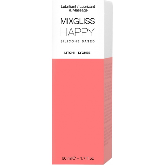 Смазка на силиконовой основе Mixgliss Happy - 50 мл. Фотография 3.