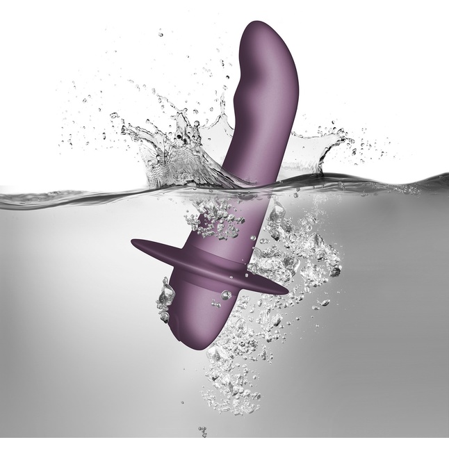 Фиолетовый вибратор для G-стимуляции Tickety-Boo - 11 см. Фотография 3.