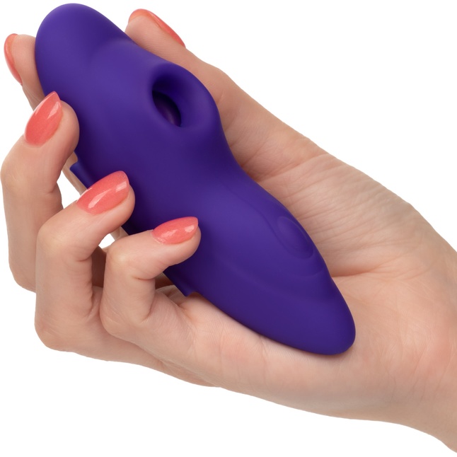 Фиолетовый стимулятор в трусики Remote Suction Panty Teaser. Фотография 2.