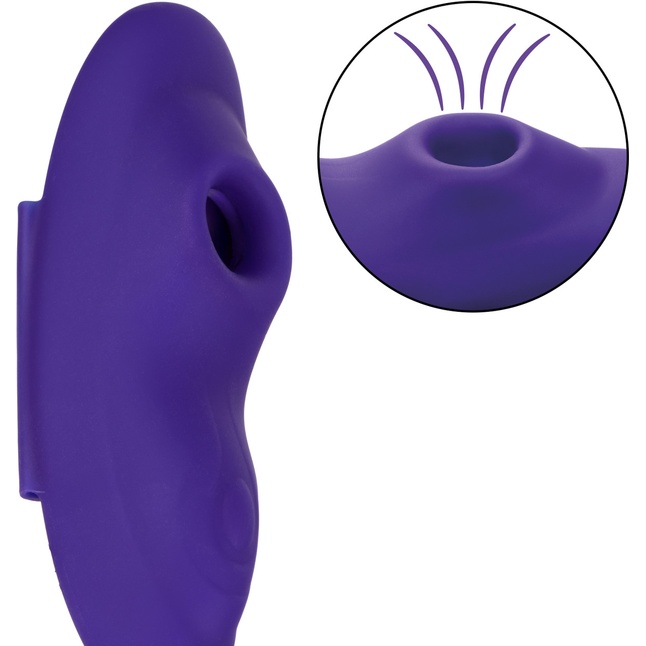 Фиолетовый стимулятор в трусики Remote Suction Panty Teaser. Фотография 5.