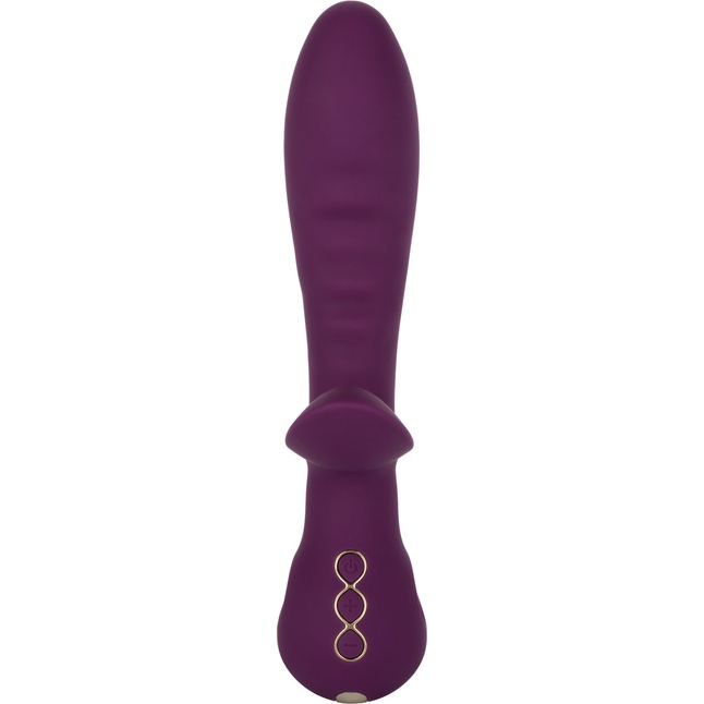 Фиолетовый универсальный вибратор Lover - 22,25 см - Obsession. Фотография 6.