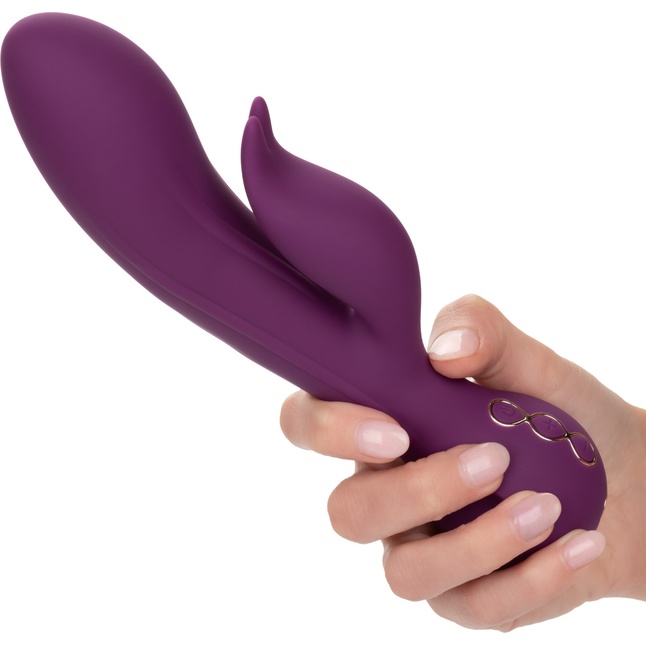 Фиолетовый вибратор-кролик Desire - 22,25 см - Obsession. Фотография 2.
