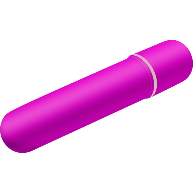 Фиолетовая вытянутая вибропуля - 10,2 см. Фотография 3.