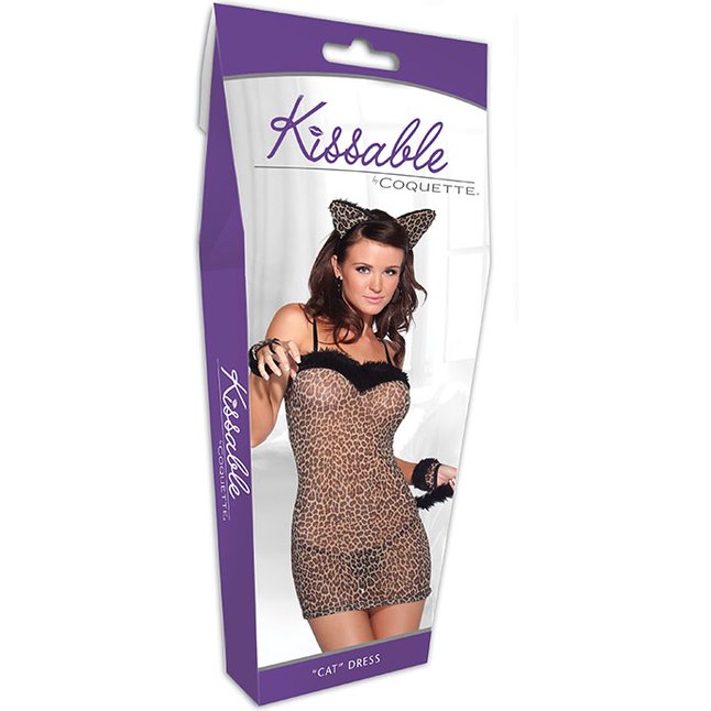 Сексуальное платье тигрицы - Kissable. Фотография 4.