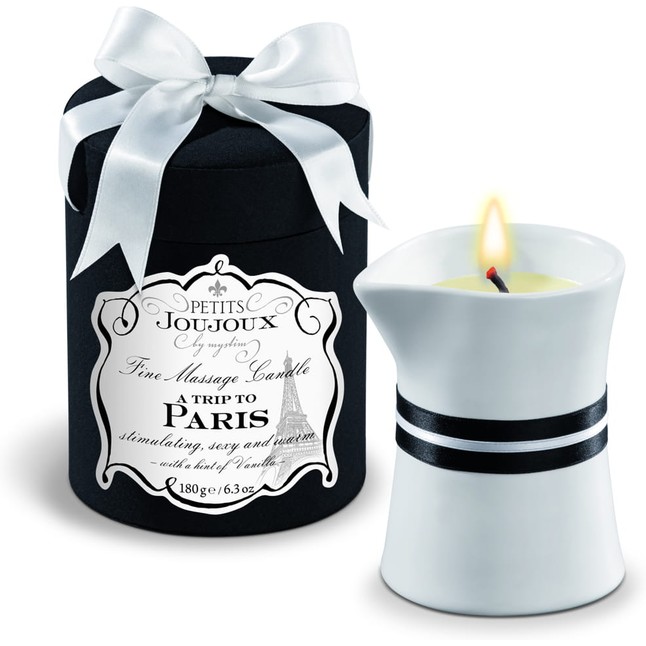 Массажное масло в виде большой свечи Petits Joujoux Paris с ароматом ванили и сандала - Petits JouJoux