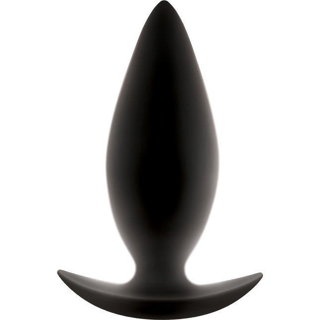 Чёрная анальная пробка для ношения Renegade Spades Medium - 10,1 см - Renegade