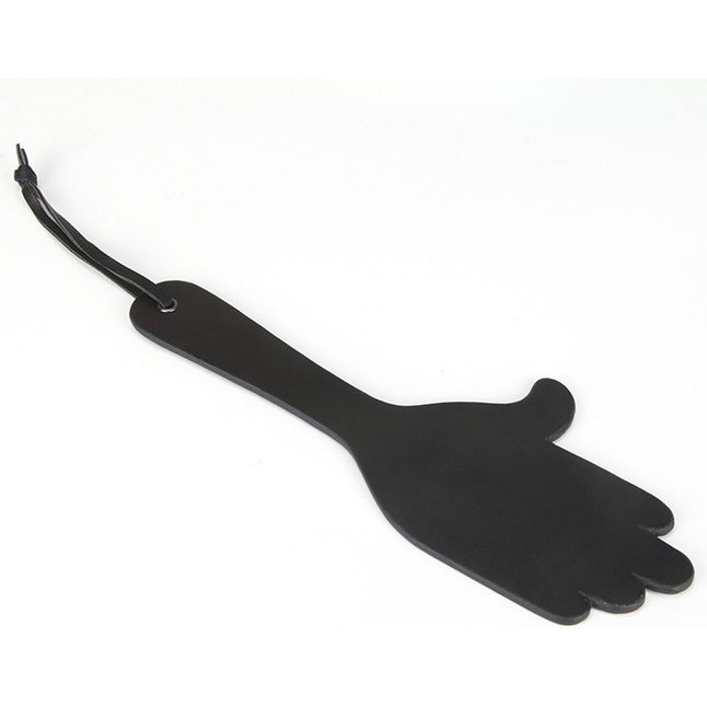 Черная шлепалка в виде руки Give Me Five Paddle - 34 см