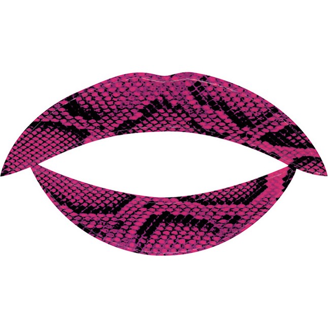 Lip Tattoo Фиолетовая змея. Фотография 2.
