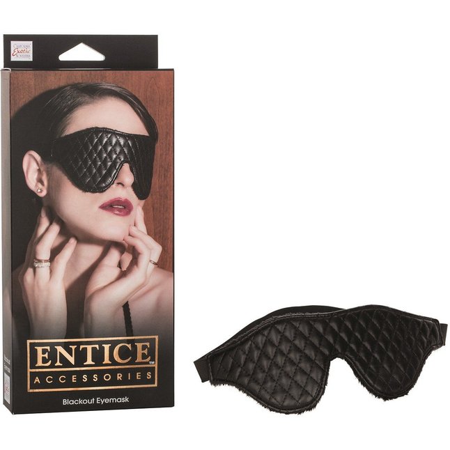 Закрытая маска на глаза Entice Blackout Eyemask - Entice