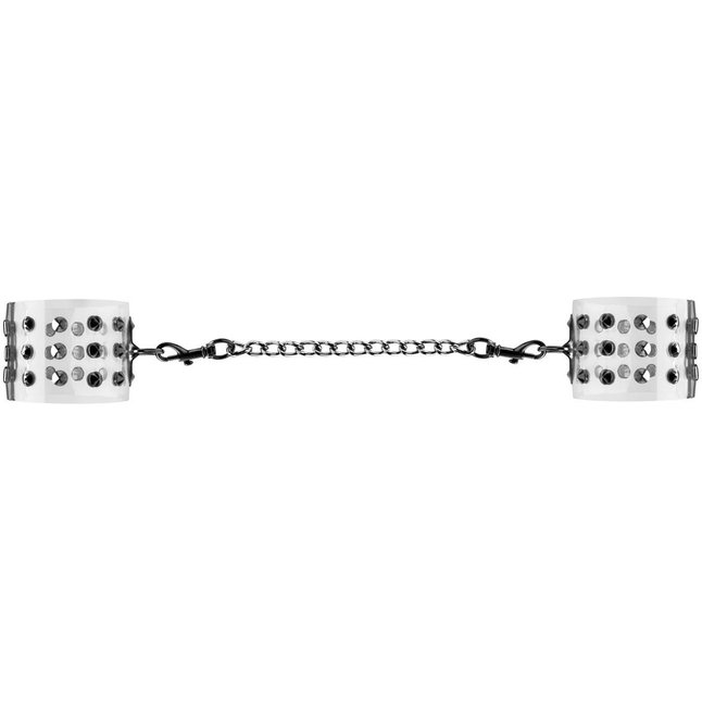 Прозрачные наручники с металлическими вставками - Bad Romance