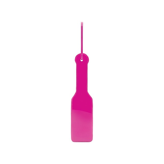 Розовая силиконовая шлепалка - 37 см - Bad Romance