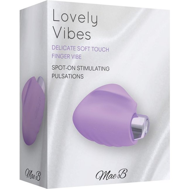 Фиолетовый вибратор Soft Touch Finger Vibe - 6.5 см. Фотография 2.