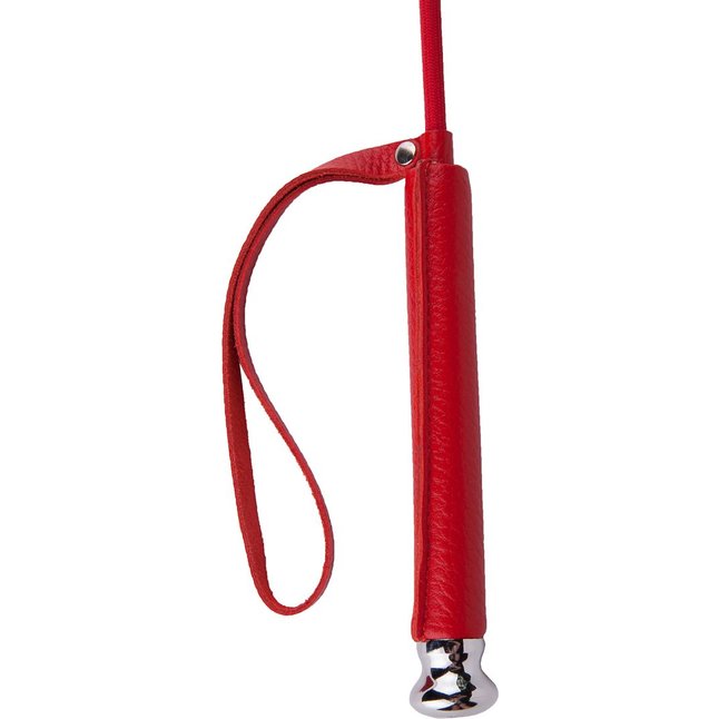 Красный стек с наконечником-сердечком - 70 см - BDSM accessories. Фотография 5.