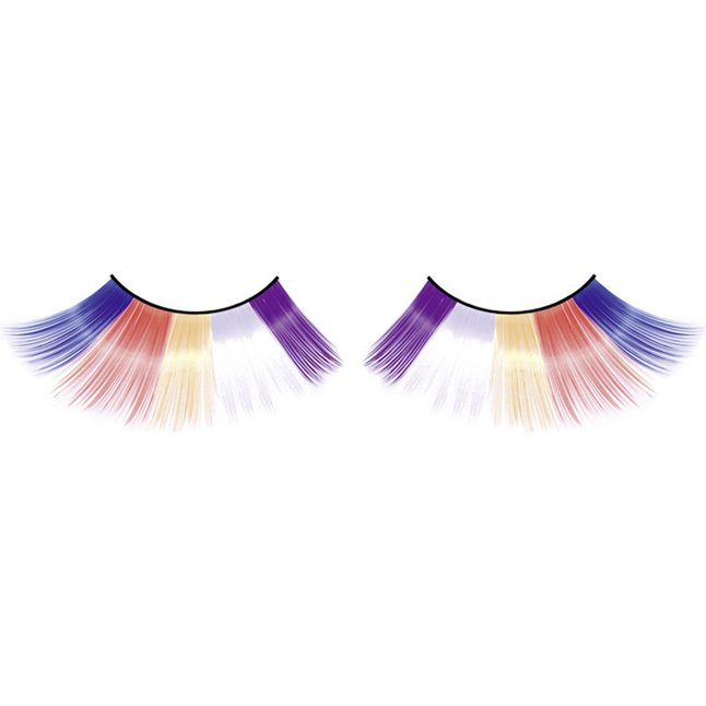 Разноцветные длинные ресницы - Eyelashes Collection