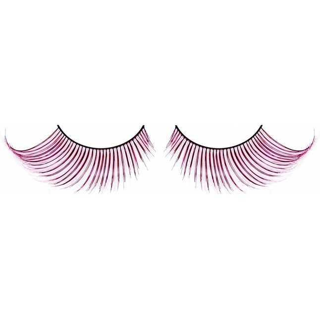 Светло-розовые ресницы-перья - Eyelashes Collection