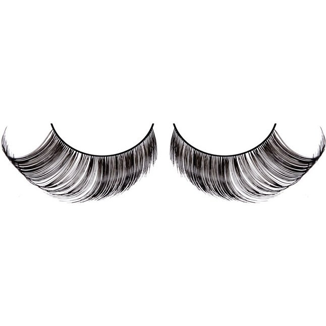 Черные ресницы-перья с завитками - Eyelashes Collection