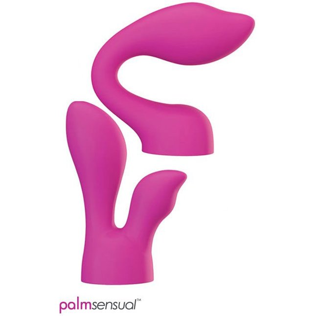 Набор розовых насадок для массажера PalmPower Massager - Palmpower. Фотография 2.