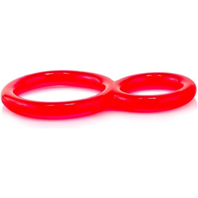 Красное двухпетельное кольцо Ofinity - 2015 Spring Collection. Фотография 2.