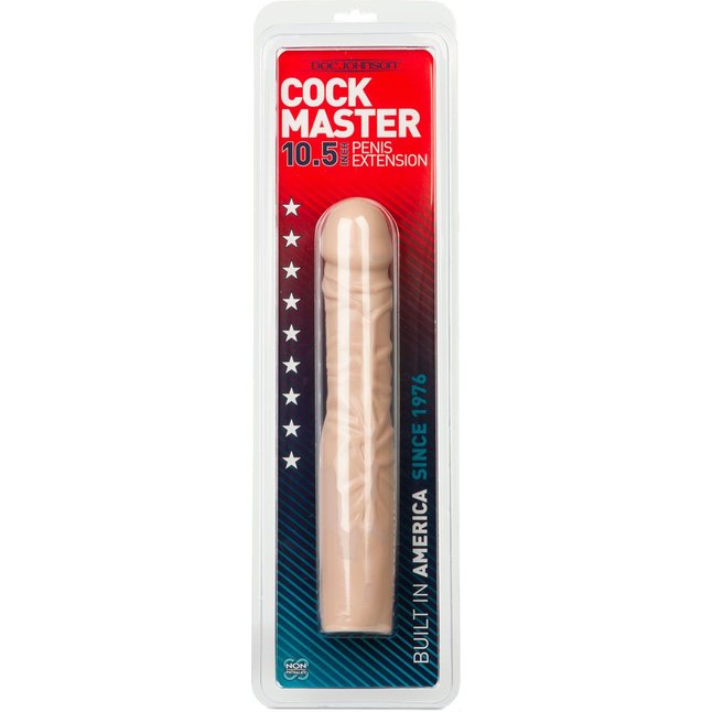 Удлиняющая насадка на пенис Cock Master - 26,7 см - The Classics. Фотография 4.