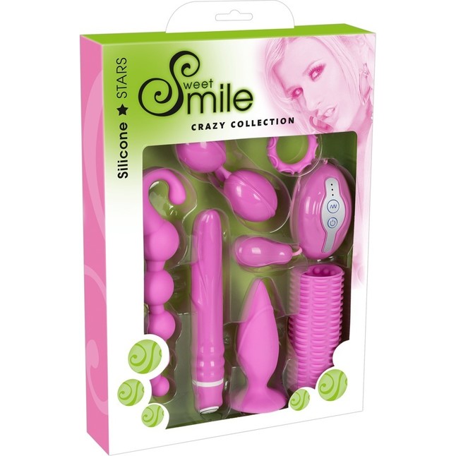 Розовый набор секс-игрушек - Sweet Smile. Фотография 10.