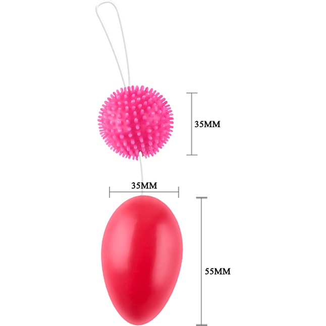 Розовые двойные анальные шарики. Фотография 3.