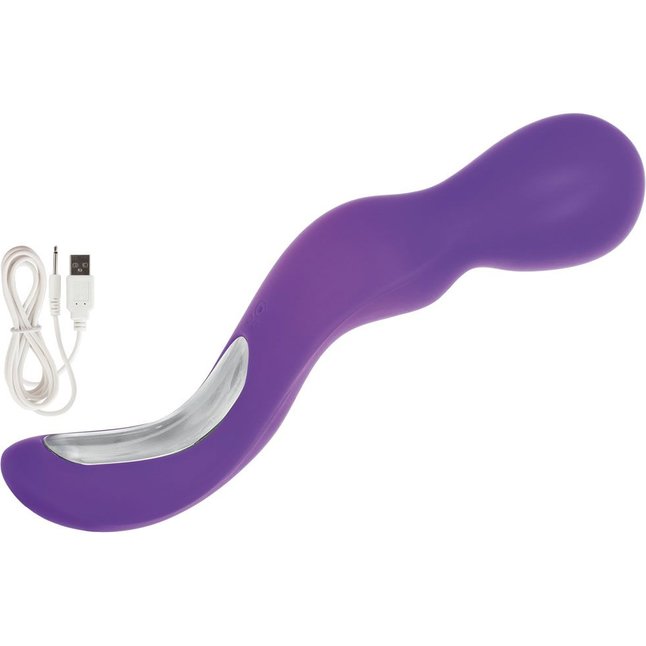 Фиолетовый вибромассажер Lover s Wand - 22,75 см - Embrace