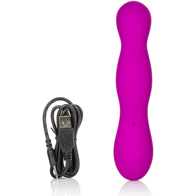 Фиолетовый вибромассажер для двойной стимуляции Vr5 - 16,5 см - Vanity. Фотография 6.