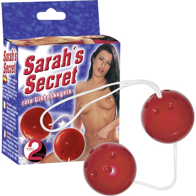 Красные вагинальные шарики Sarahs Secret - You2Toys