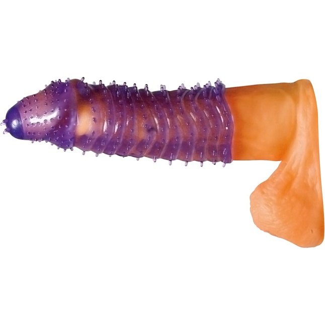 Насадка на пенис с шипами и закрытой головкой - 14,5 см - You2Toys. Фотография 4.