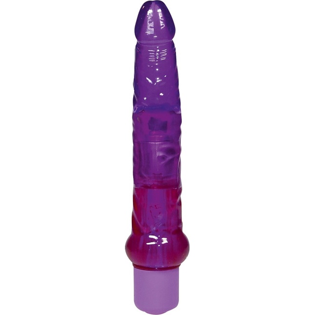 Фиолетовый гелевый анальный вибратор Jelly Anal - 17,5 см - You2Toys. Фотография 2.