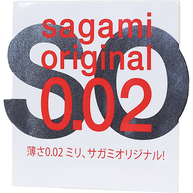 Ультратонкий презерватив Sagami Original 0.02 - 1 шт - Sagami Original