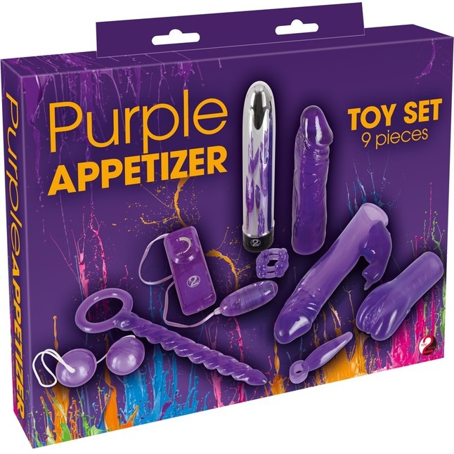 Фиолетовый вибронабор Purple Appetizer - You2Toys. Фотография 10.