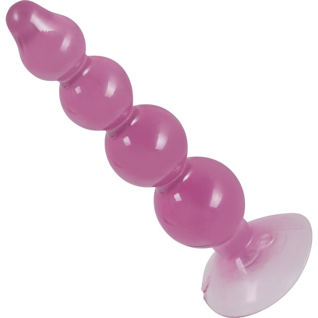 Фиолетовый анальный стимулятор-ёлочка Anal Beads - 13 см - You2Toys. Фотография 2.