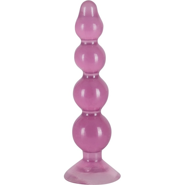 Фиолетовый анальный стимулятор-ёлочка Anal Beads - 13 см - You2Toys