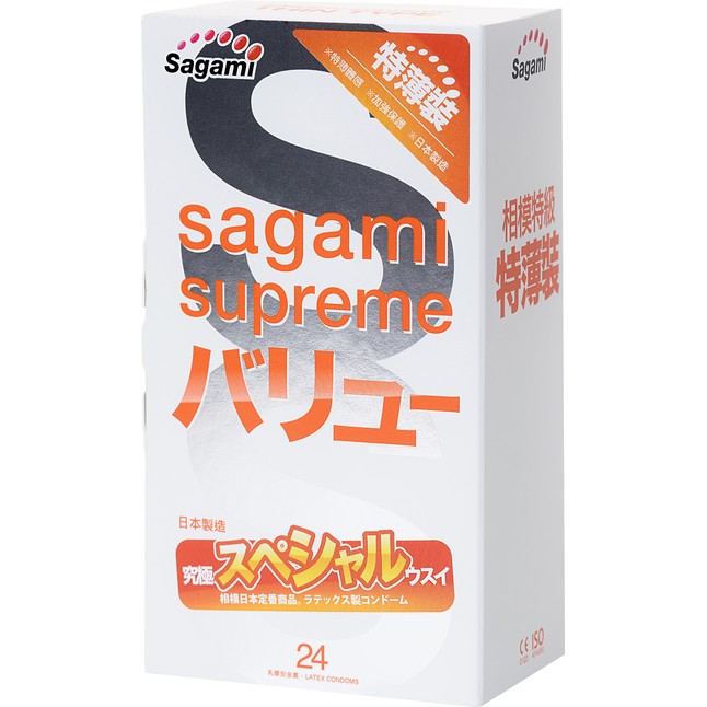 Ультратонкие презервативы Sagami Xtreme Superthin - 24 шт - Sagami Xtreme