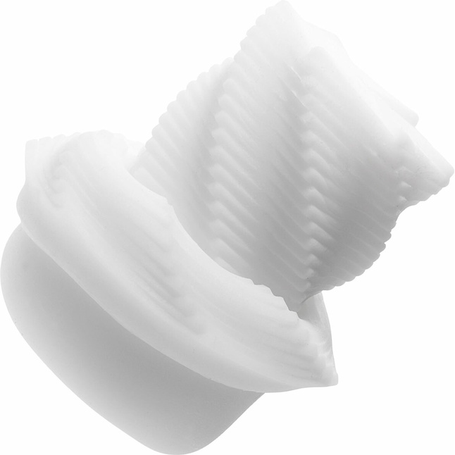 Белый 3D мастурбатор SPIRAL - TENGA 3D Series. Фотография 4.