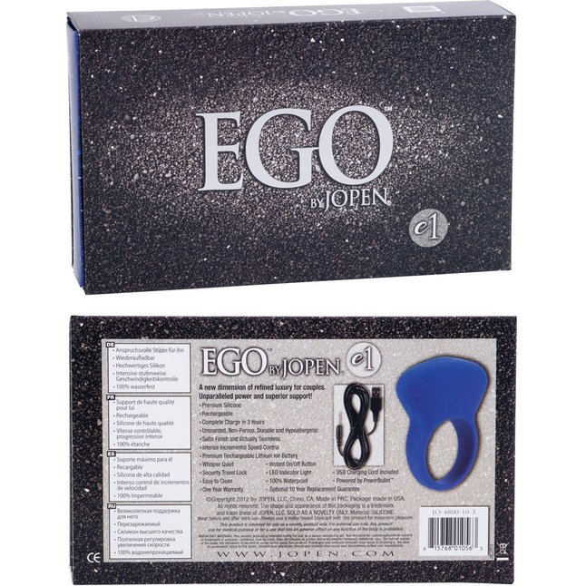 Эрекционное виброкольцо Ego e1 - Ego. Фотография 3.