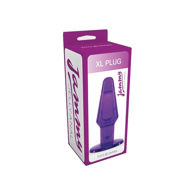 Фиолетовый анальный плаг большого размера JAMMY JELLY ANAL XL PLUG VIOLET - 14 см - Jammy Jelly Anal. Фотография 2.