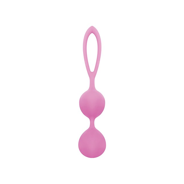Розовый вагинальные шарики из силикона BLACKBERRIES PUSSY SILICONE - Silicone
