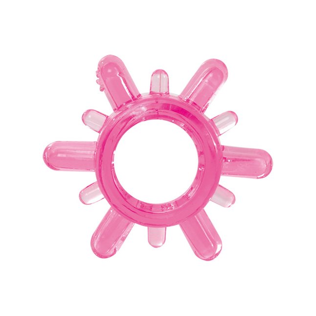Розовое эрекционное кольцо COCK RING TRIPPIN - Dandy s Bangle