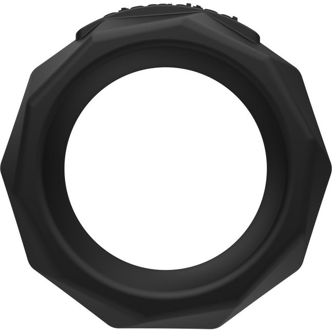 Черное эрекционное кольцо Maximus 45 - Эрекционные кольца
