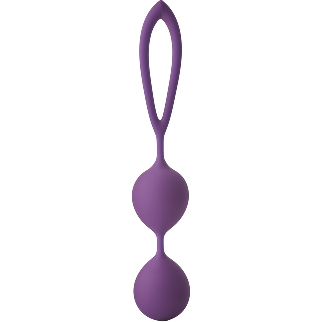 Фиолетовые вагинальные шарики Flirts Kegel Balls - Flirts. Фотография 4.