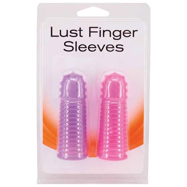 Набор из 2 насадок на пальцы Lust Finger Sleeves. Фотография 3.