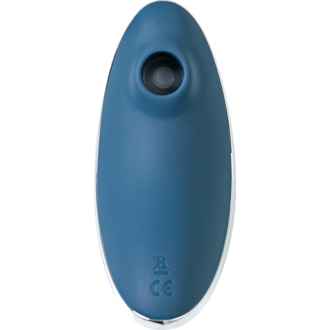 Синий вакуум-волновой вибростимулятор клитора Satisfyer Vulva Lover 1. Фотография 5.