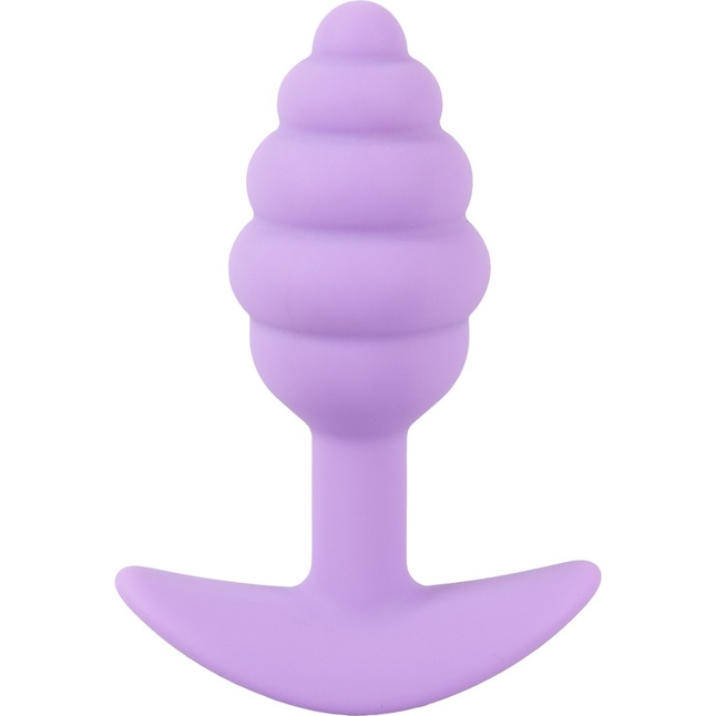 Фиолетовая анальная втулка Mini Butt Plug - 7,5 см