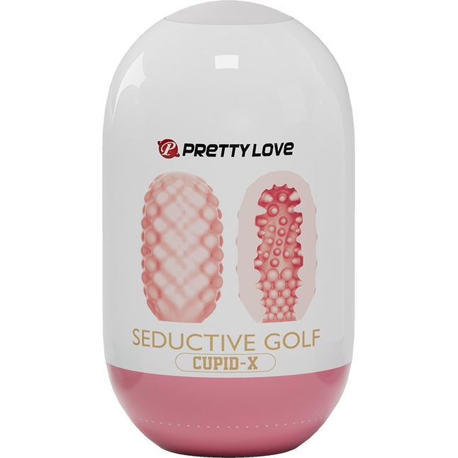 Розовый мастурбатор-яйцо Seductive Golf - Pretty Love