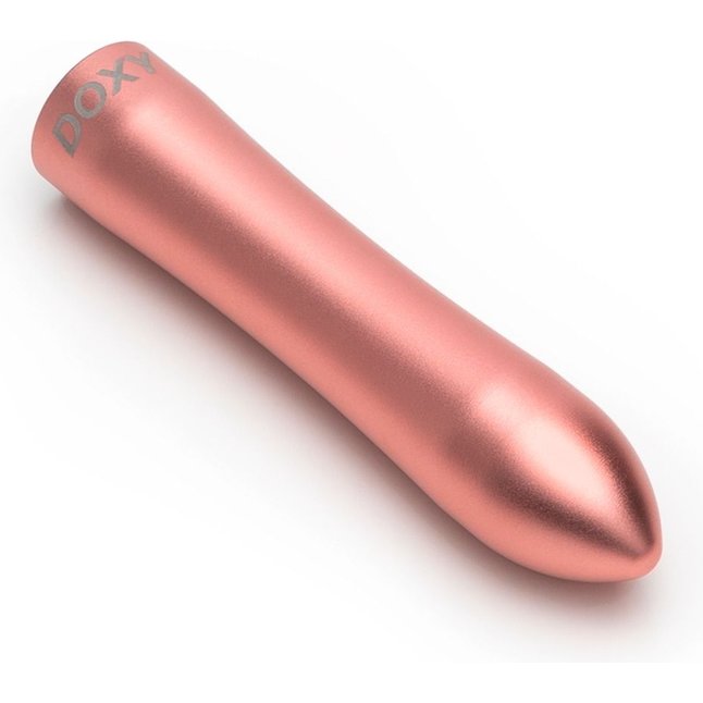 Розовая металлическая вибропуля Doxy - 12 см