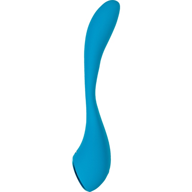 Синий гибкий вибратор Satisfyer G-Spot Flex 5 - 19,6 см. Фотография 5.