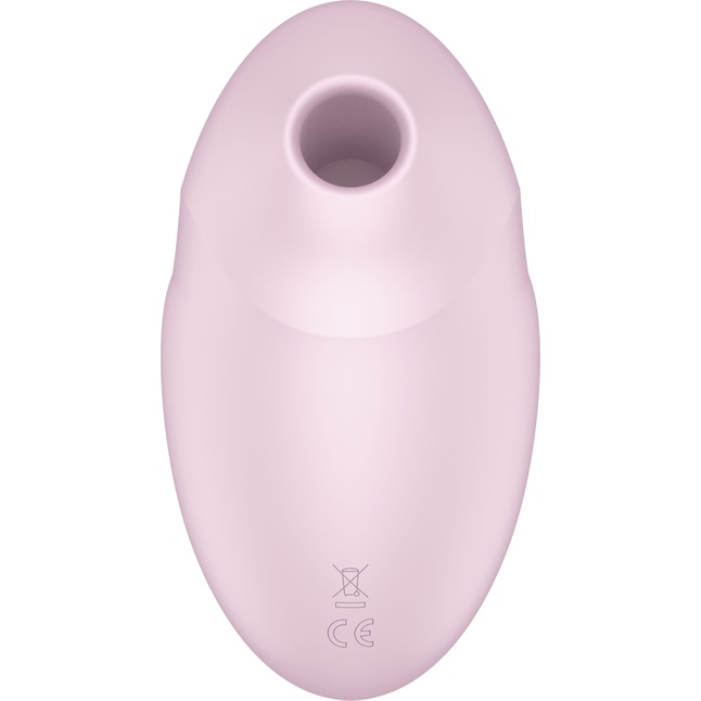 Розовый вакуум-волновой стимулятор с вибрацией Vulva Lover 3. Фотография 4.